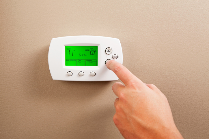 programmable thermostat.