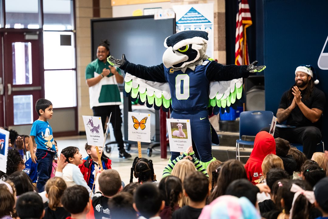 PEMCO partners with the Seattle Seahawks to tackle youth literacy