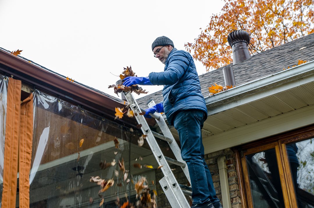 Clean gutters help prevent water damage | PEMCO